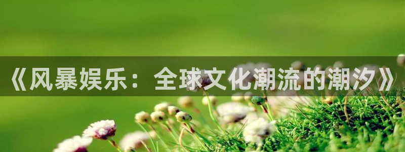 新航娱乐注册：《风暴娱乐：全球文化潮流的潮汐》